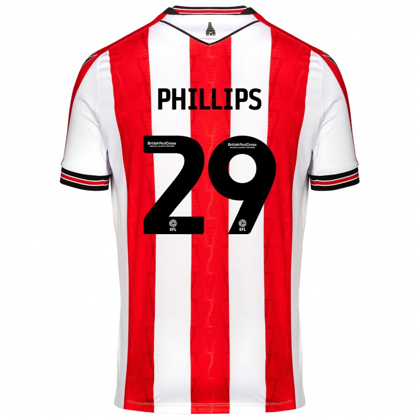 Niño Fútbol Camiseta D'margio Wright-Phillips #29 Rojo Blanco 1ª Equipación 2024/25