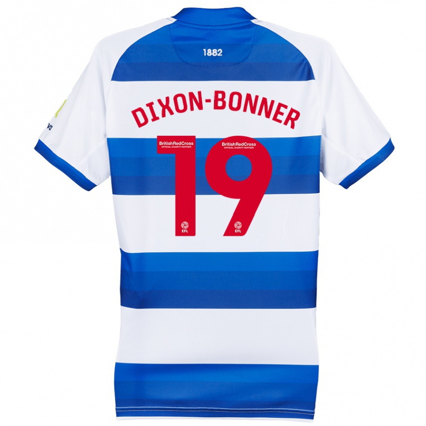 Niño Fútbol Camiseta Elijah Dixon-Bonner #19 Blanco Azul 1ª Equipación 2024/25