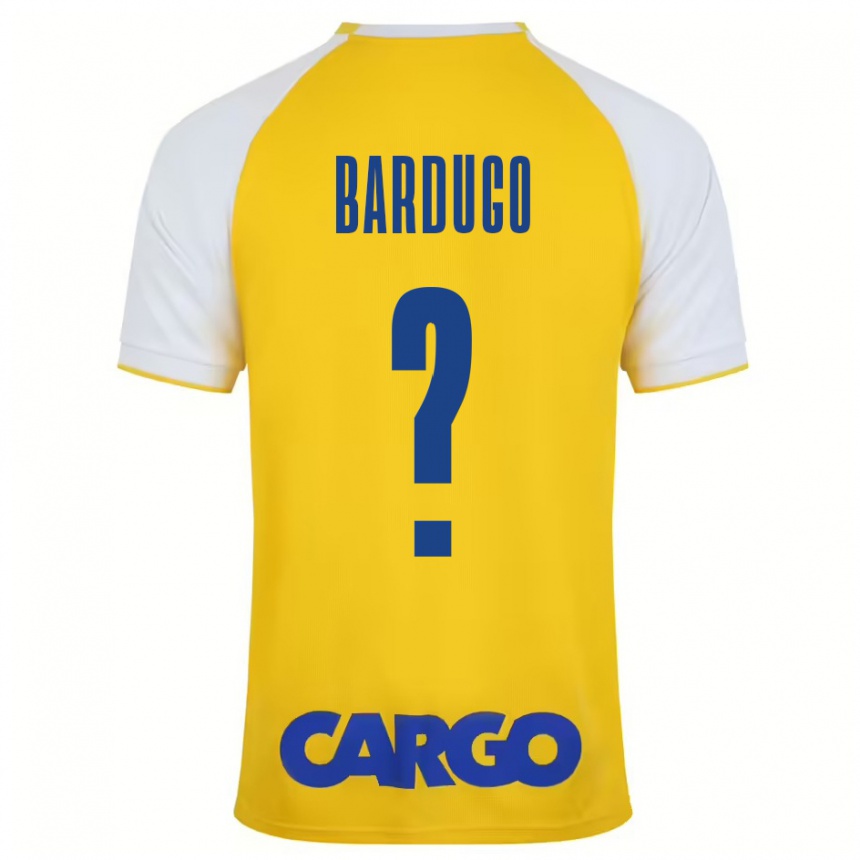 Niño Fútbol Camiseta Ori Bardugo #0 Amarillo Blanco 1ª Equipación 2024/25