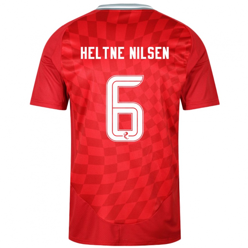 Niño Fútbol Camiseta Sivert Heltne Nilsen #6 Rojo 1ª Equipación 2024/25