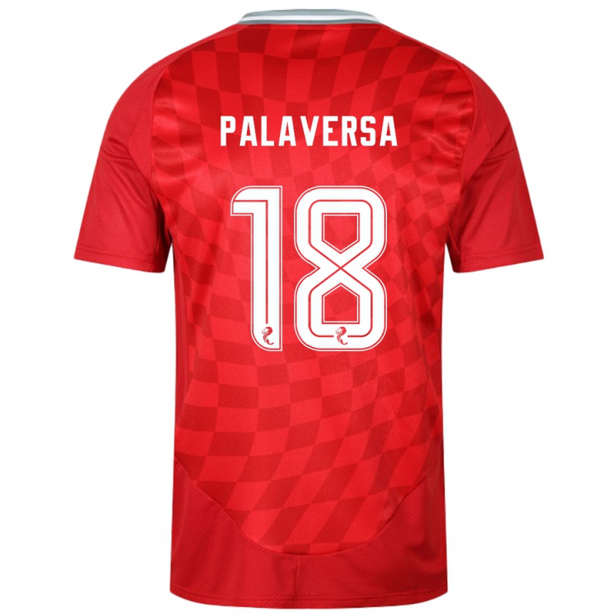 Niño Fútbol Camiseta Ante Palaversa #18 Rojo 1ª Equipación 2024/25