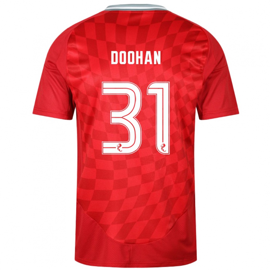 Niño Fútbol Camiseta Ross Doohan #31 Rojo 1ª Equipación 2024/25