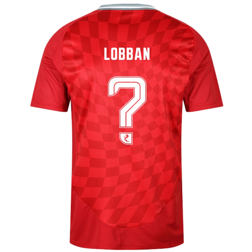 Niño Fútbol Camiseta Dylan Lobban #0 Rojo 1ª Equipación 2024/25