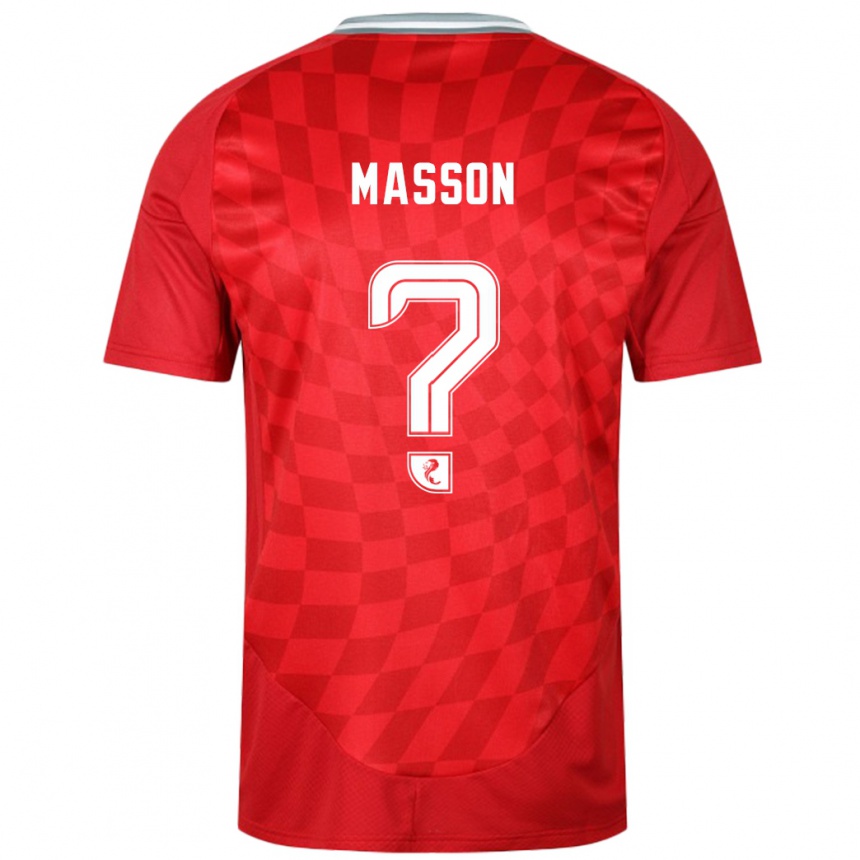 Niño Fútbol Camiseta Cooper Masson #0 Rojo 1ª Equipación 2024/25