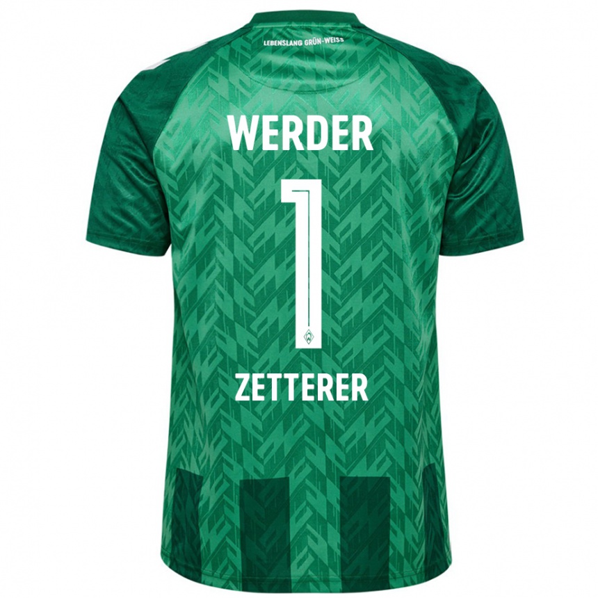 Niño Fútbol Camiseta Michael Zetterer #1 Verde 1ª Equipación 2024/25