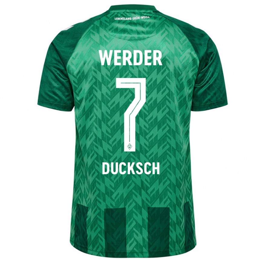 Niño Fútbol Camiseta Marvin Ducksch #7 Verde 1ª Equipación 2024/25