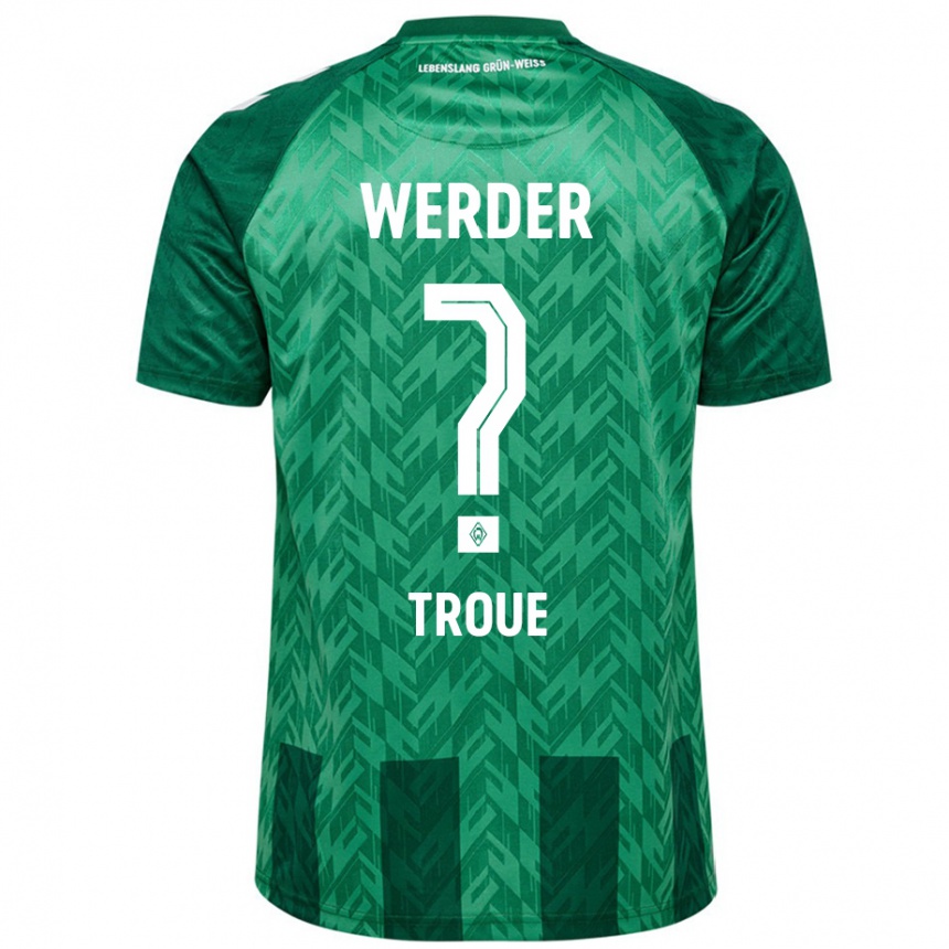 Niño Fútbol Camiseta Miguel Troue #0 Verde 1ª Equipación 2024/25