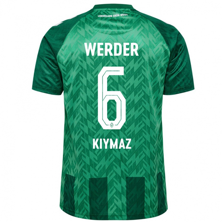 Niño Fútbol Camiseta Anil Kiymaz #6 Verde 1ª Equipación 2024/25