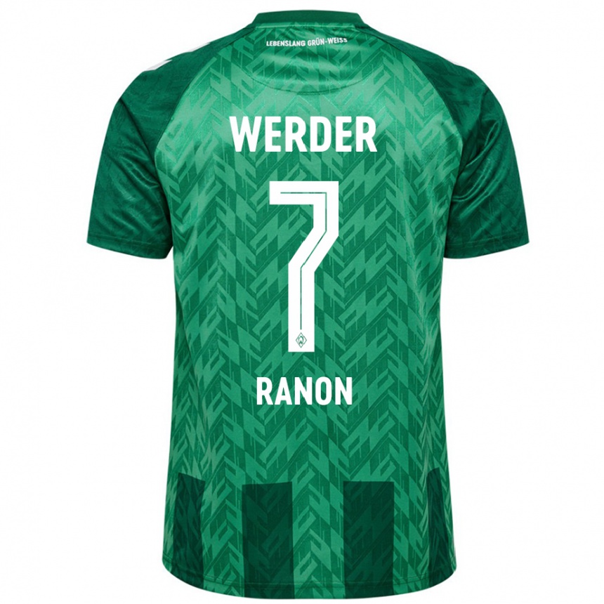 Niño Fútbol Camiseta Yuval Ranon #7 Verde 1ª Equipación 2024/25