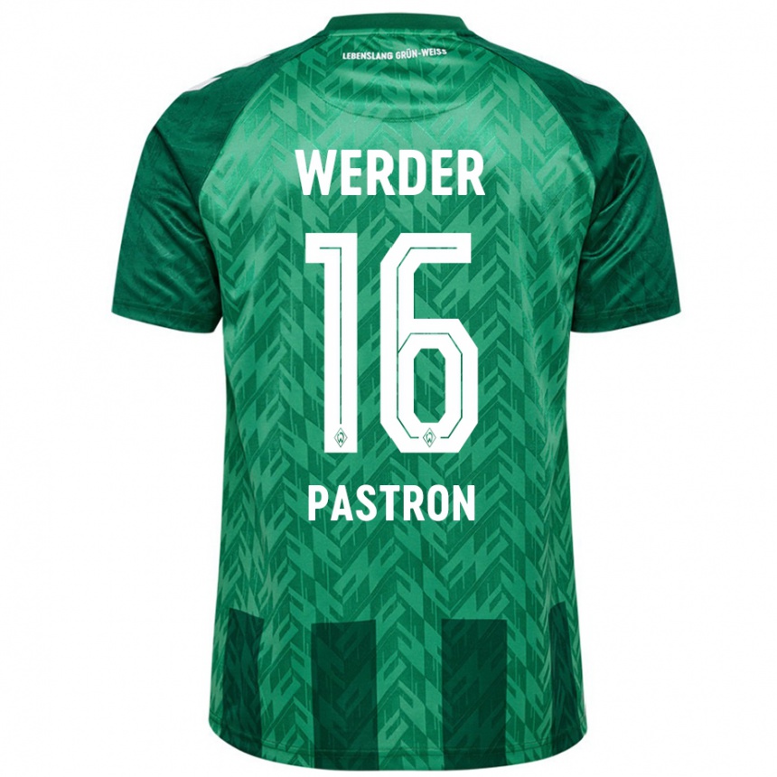 Niño Fútbol Camiseta Alvin Pastron #16 Verde 1ª Equipación 2024/25