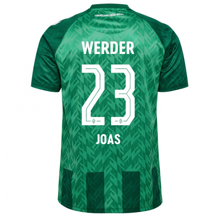 Niño Fútbol Camiseta Julius Joas #23 Verde 1ª Equipación 2024/25