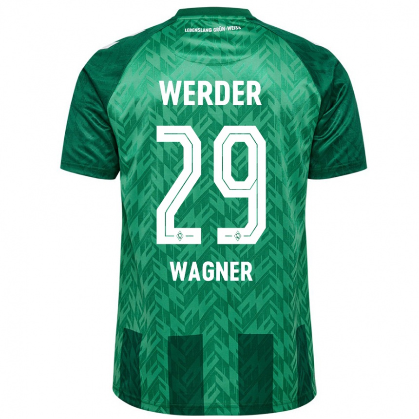 Niño Fútbol Camiseta Paul Wagner #29 Verde 1ª Equipación 2024/25