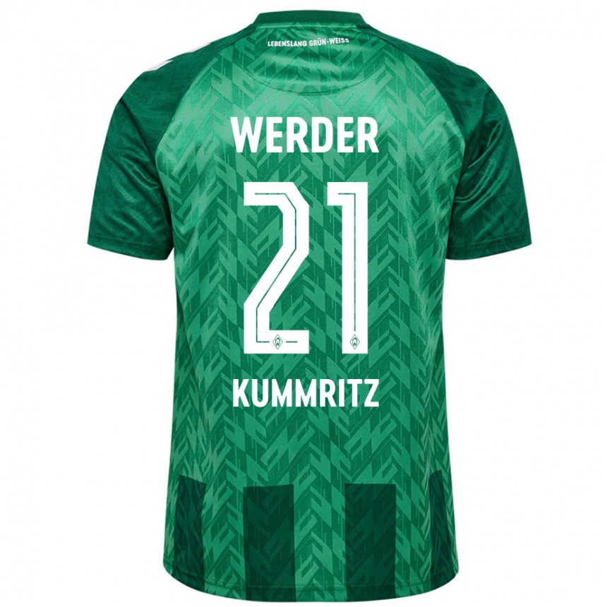 Niño Fútbol Camiseta Liam Kümmritz #21 Verde 1ª Equipación 2024/25