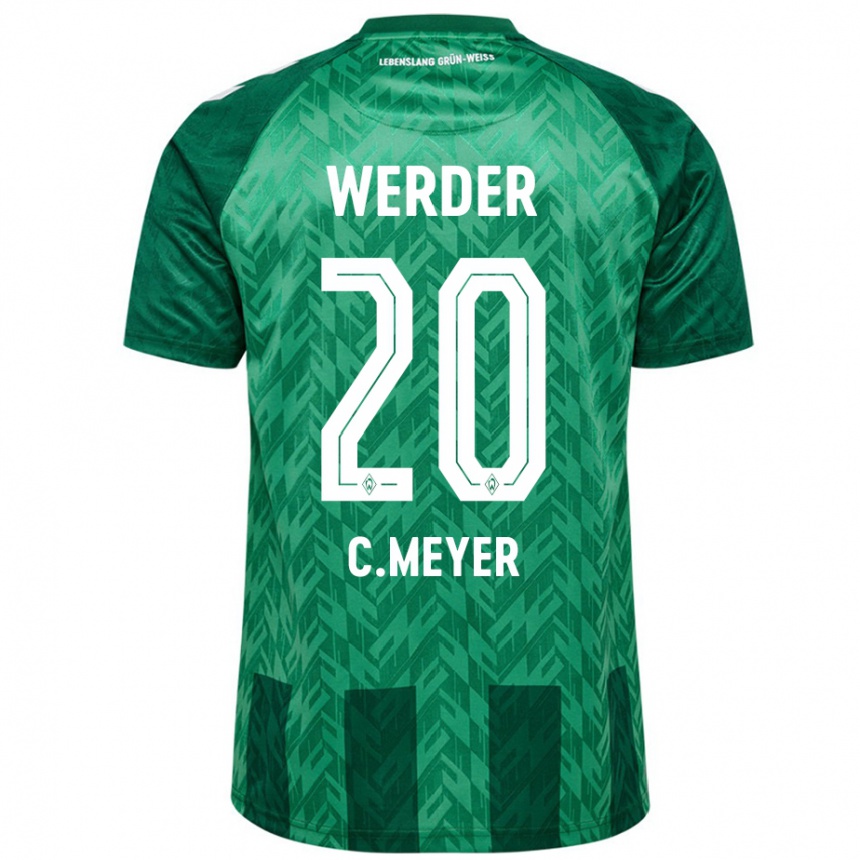 Niño Fútbol Camiseta Christin Meyer #20 Verde 1ª Equipación 2024/25