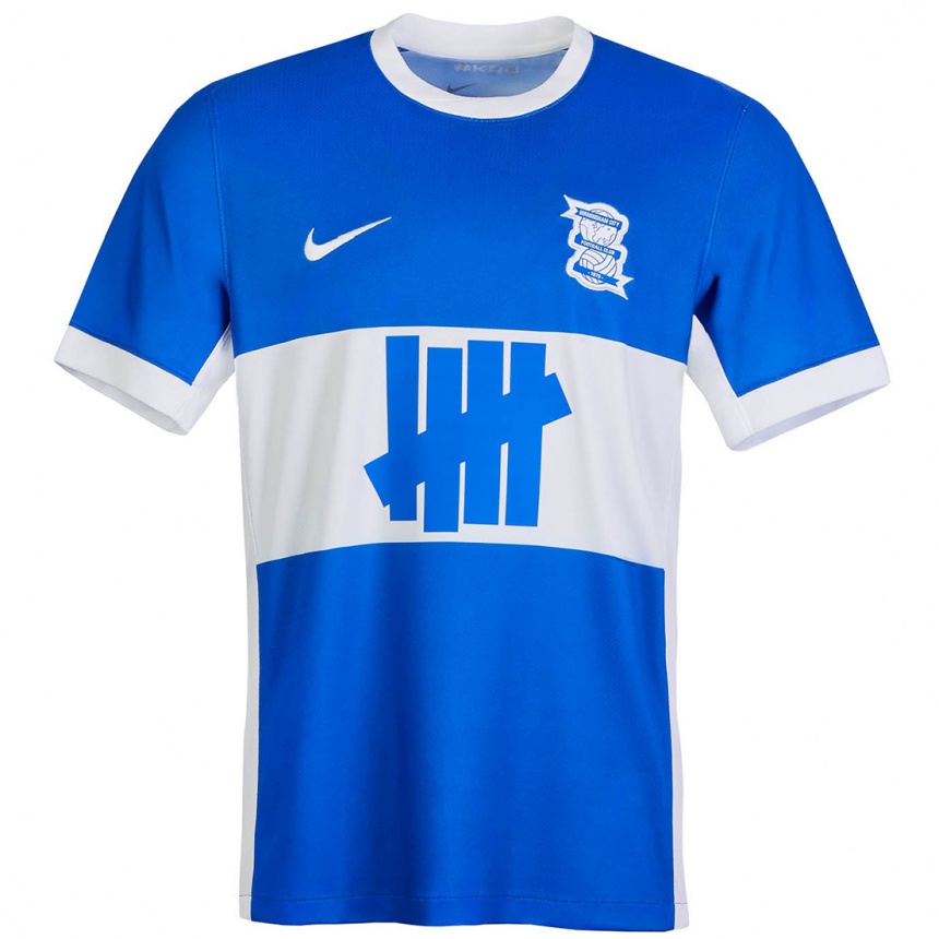 Niño Fútbol Camiseta Ethan Laird #2 Azul Blanco 1ª Equipación 2024/25