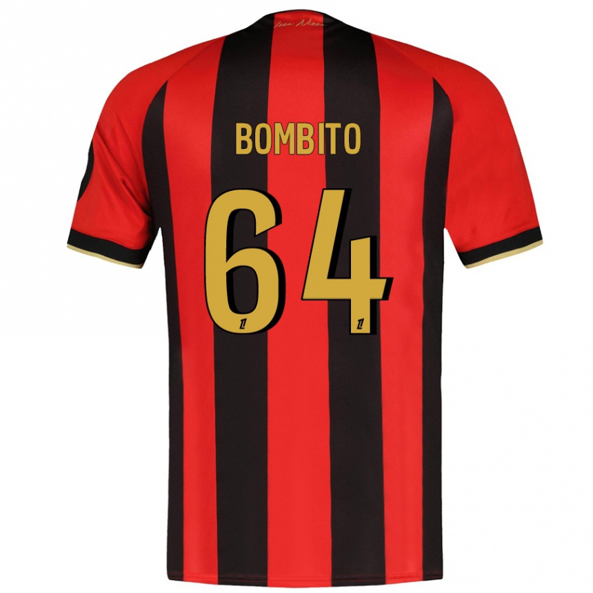 Niño Fútbol Camiseta Moïse Bombito #64 Rojo Negro 1ª Equipación 2024/25