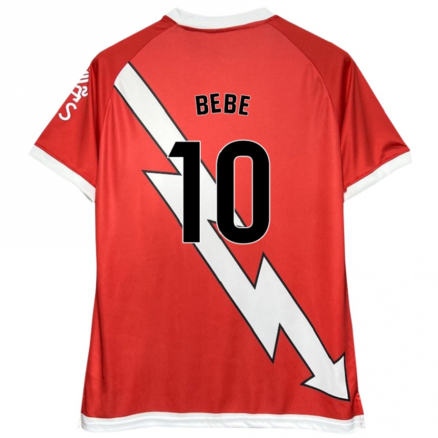 Niño Fútbol Camiseta Bebé #10 Blanco Rojo 1ª Equipación 2024/25