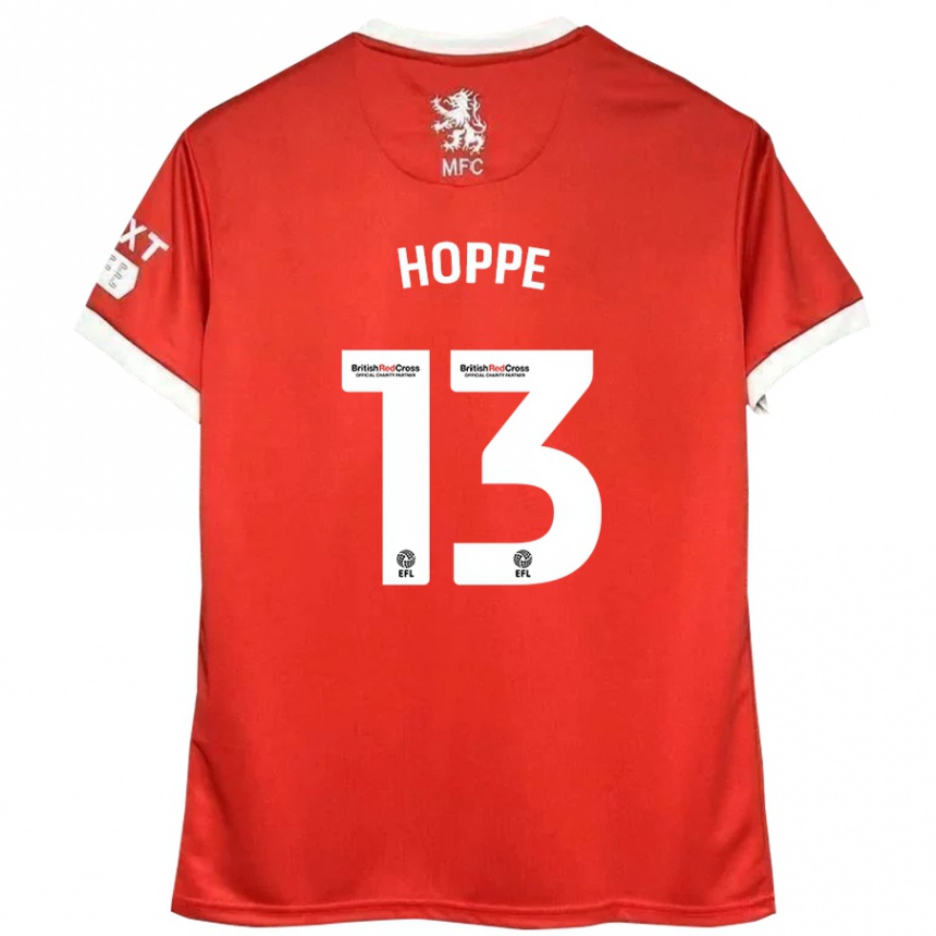 Niño Fútbol Camiseta Matthew Hoppe #13 Rojo Blanco 1ª Equipación 2024/25