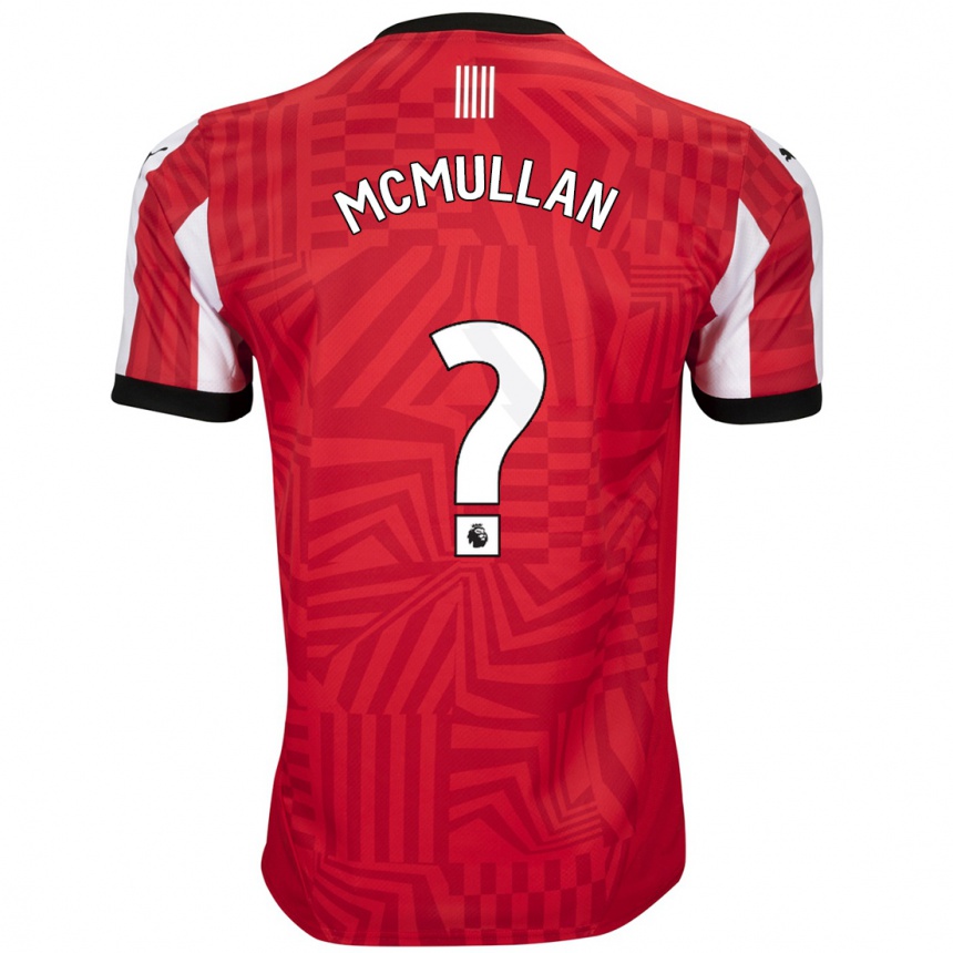 Niño Fútbol Camiseta Korban Mcmullan #0 Rojo Blanco 1ª Equipación 2024/25