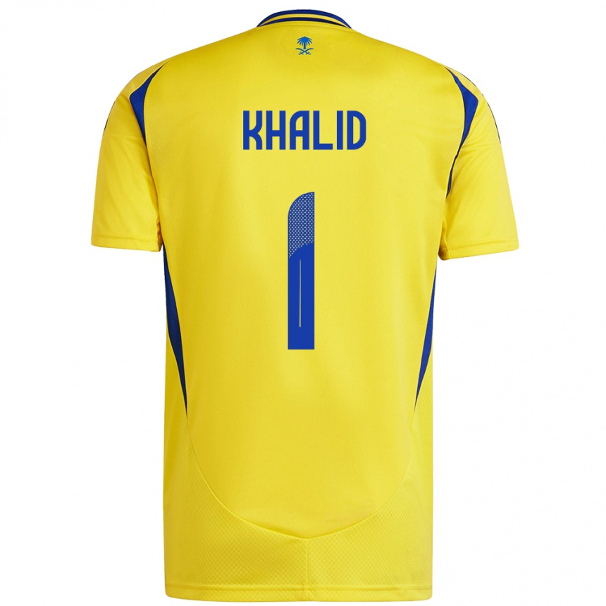 Niño Fútbol Camiseta Sara Khalid #1 Amarillo Azul 1ª Equipación 2024/25