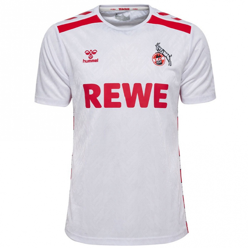 Niño Fútbol Camiseta Leonard Reiners #0 Blanco Rojo 1ª Equipación 2024/25