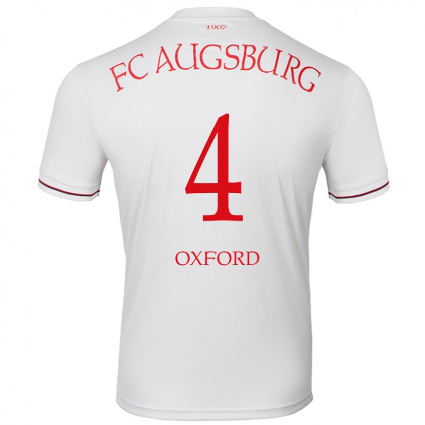 Niño Fútbol Camiseta Reece Oxford #4 Blanco 1ª Equipación 2024/25