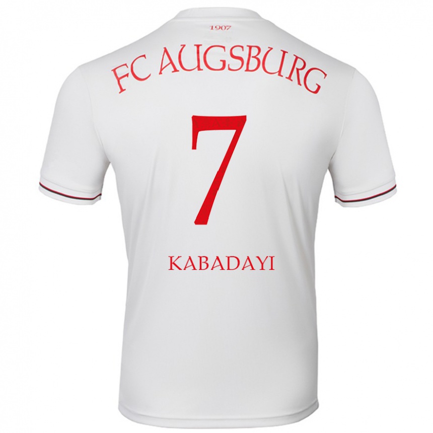 Niño Fútbol Camiseta Yusuf Kabadayi #7 Blanco 1ª Equipación 2024/25