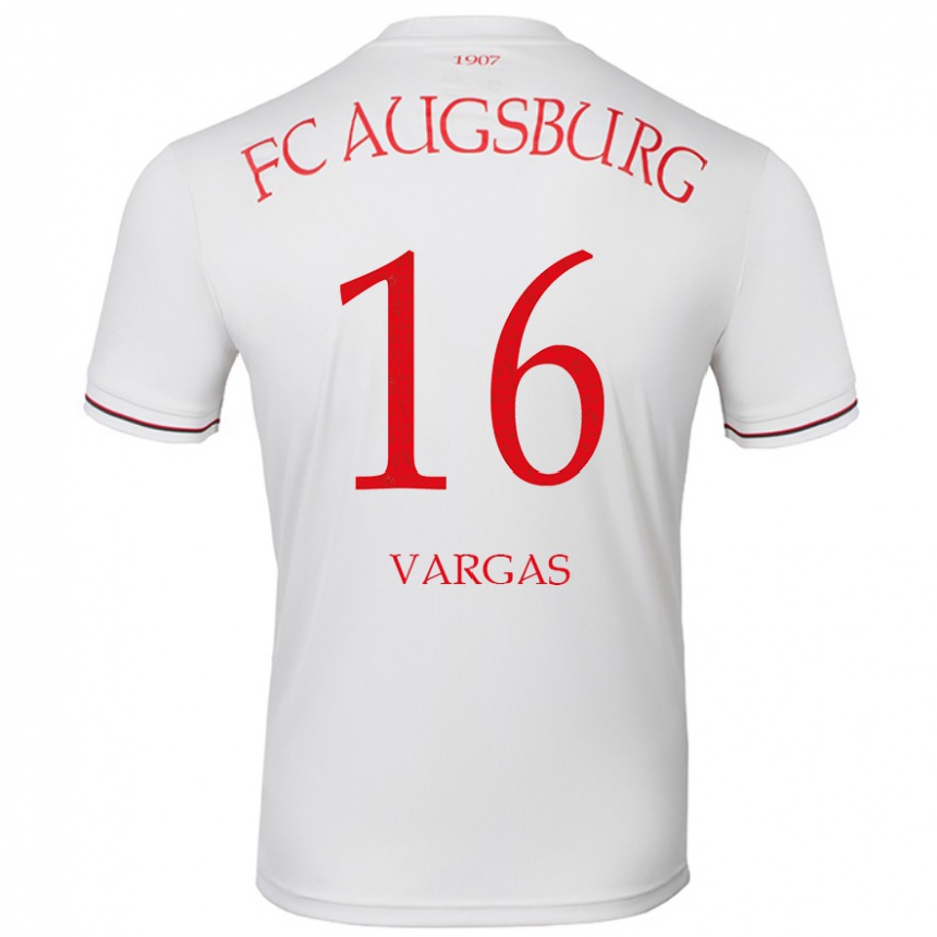 Niño Fútbol Camiseta Rubén Vargas #16 Blanco 1ª Equipación 2024/25