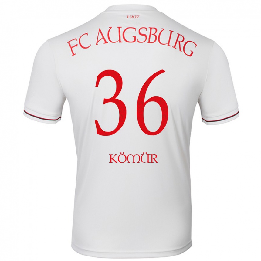 Niño Fútbol Camiseta Mert Kömür #36 Blanco 1ª Equipación 2024/25