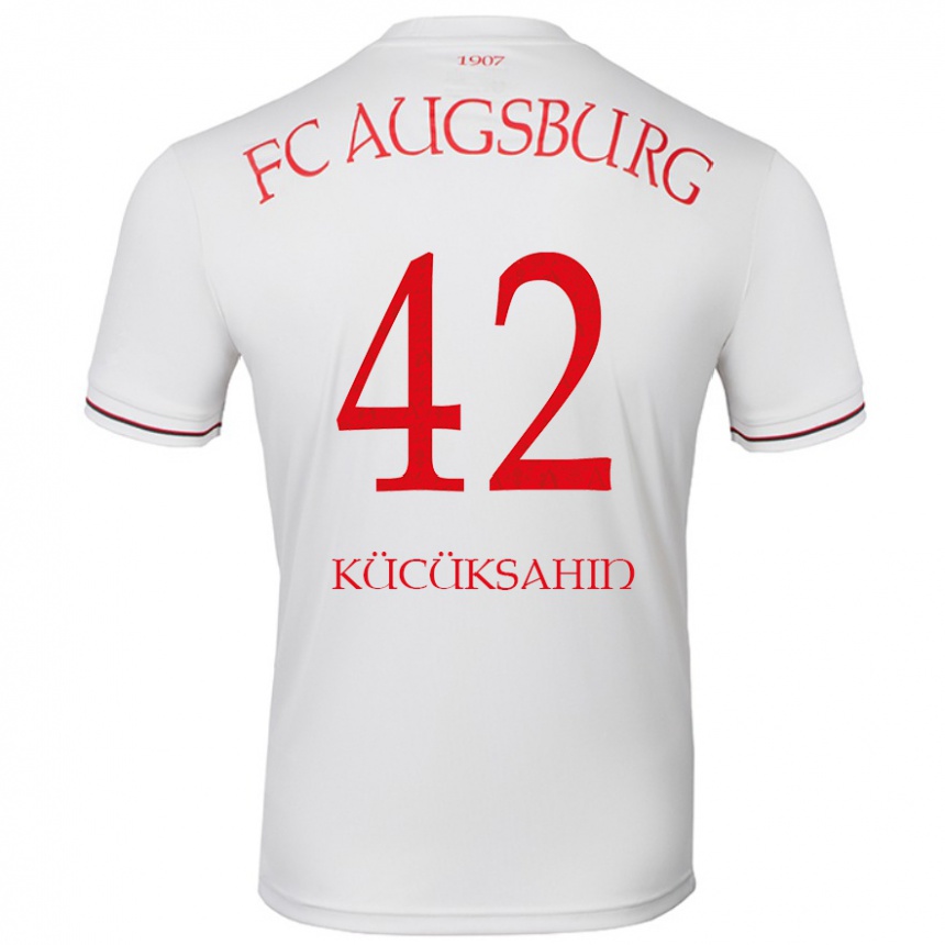 Niño Fútbol Camiseta Mahmut Kücüksahin #42 Blanco 1ª Equipación 2024/25