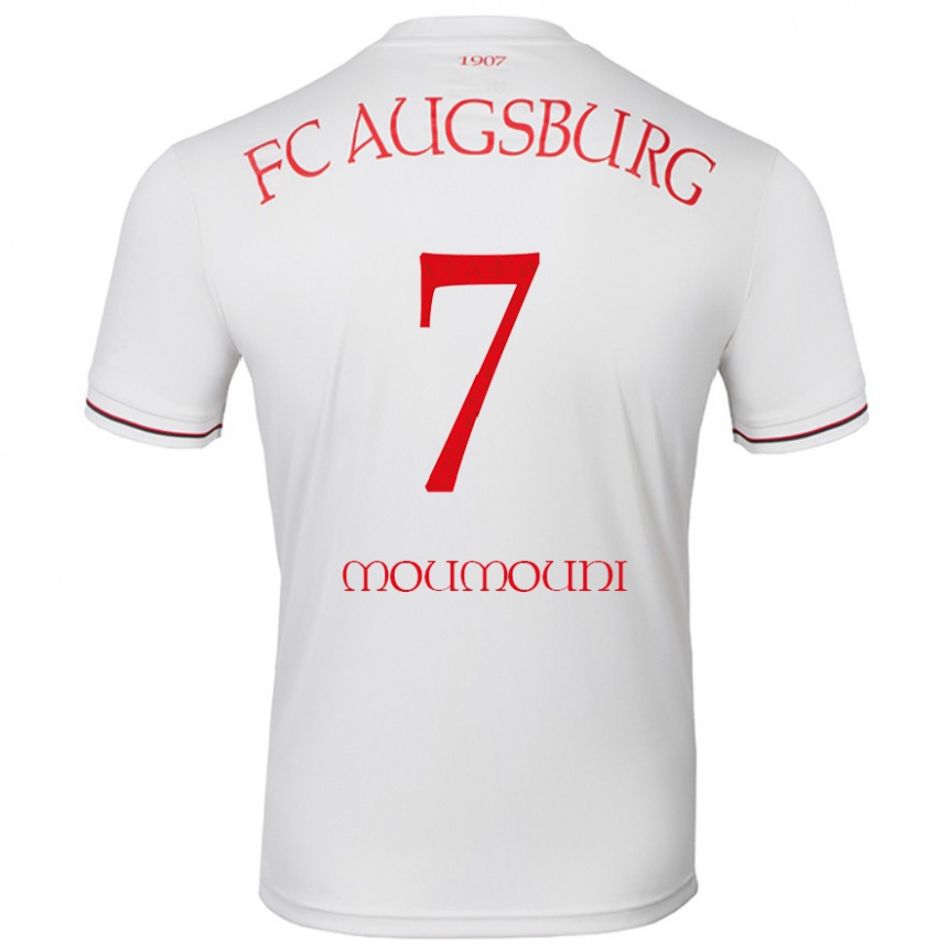 Niño Fútbol Camiseta Faris Moumouni #7 Blanco 1ª Equipación 2024/25