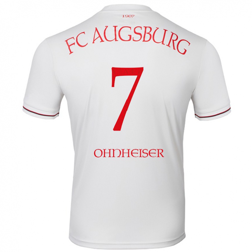 Niño Fútbol Camiseta Nico Ohnheiser #7 Blanco 1ª Equipación 2024/25