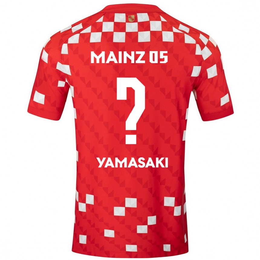 Niño Fútbol Camiseta Taiyu Yamasaki #0 Blanco Rojo 1ª Equipación 2024/25