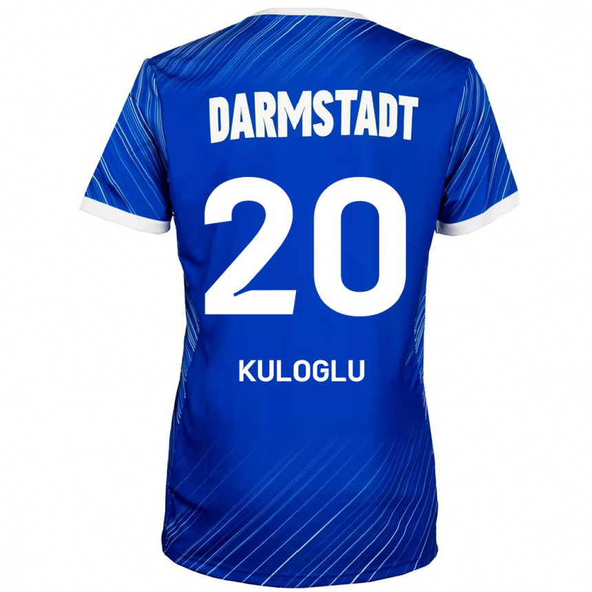 Niño Fútbol Camiseta Can Kuloglu #20 Azul Blanco 1ª Equipación 2024/25