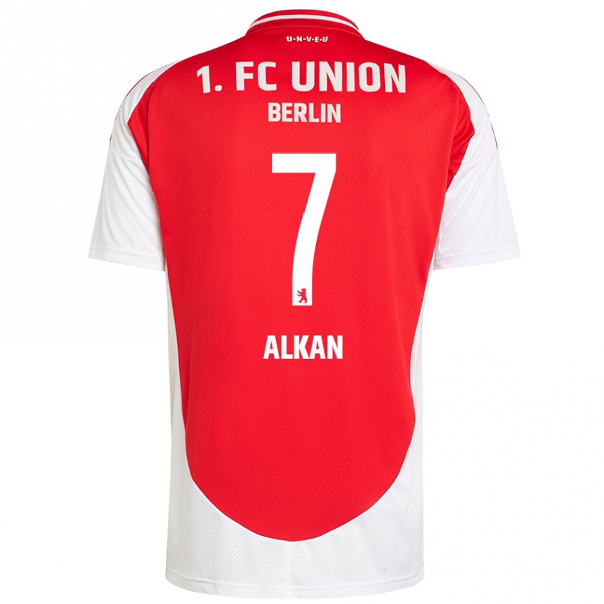 Niño Fútbol Camiseta Musa Alkan #7 Rojo Blanco 1ª Equipación 2024/25