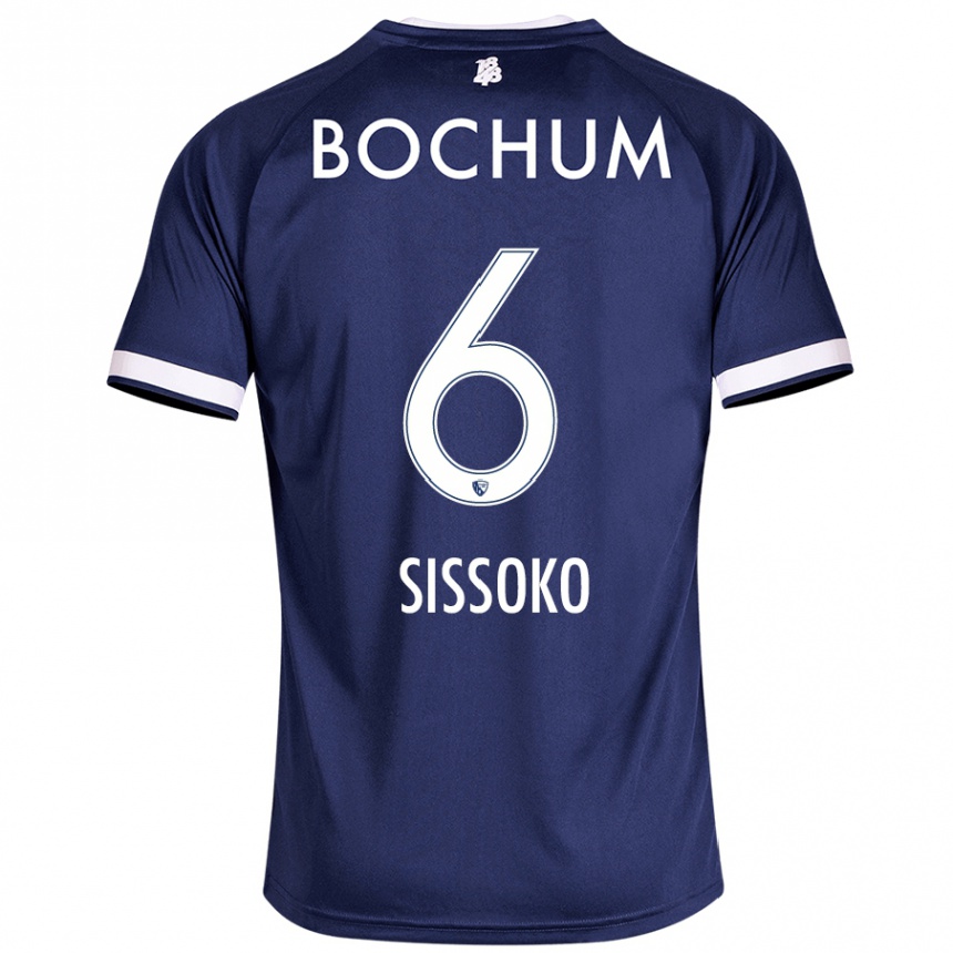 Niño Fútbol Camiseta Ibrahima Sissoko #6 Azul Oscuro 1ª Equipación 2024/25