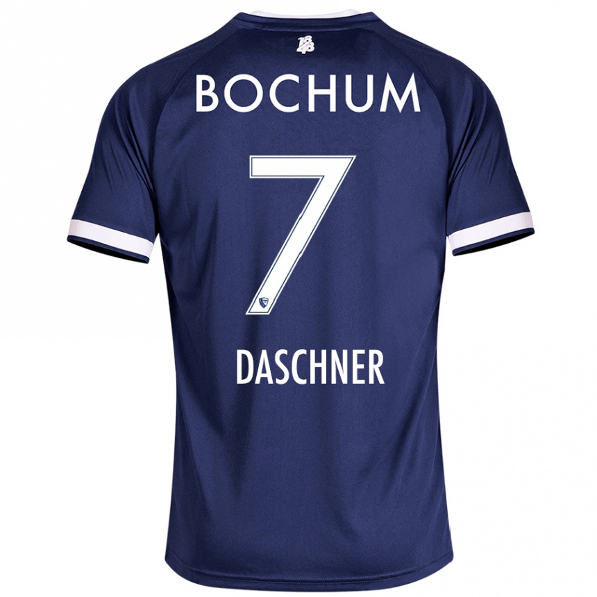 Niño Fútbol Camiseta Lukas Daschner #7 Azul Oscuro 1ª Equipación 2024/25