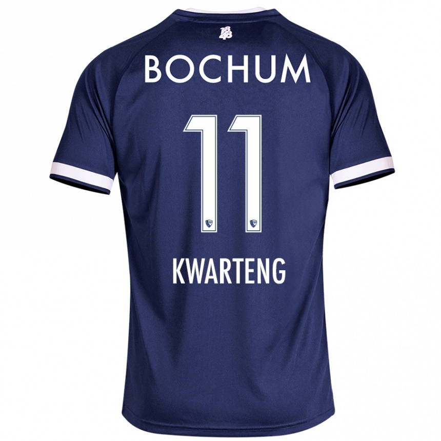 Niño Fútbol Camiseta Moritz-Broni Kwarteng #11 Azul Oscuro 1ª Equipación 2024/25