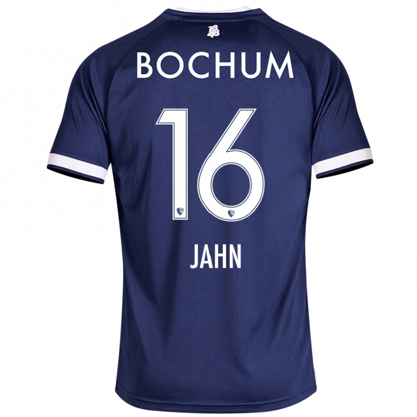 Niño Fútbol Camiseta Niklas Jahn #16 Azul Oscuro 1ª Equipación 2024/25