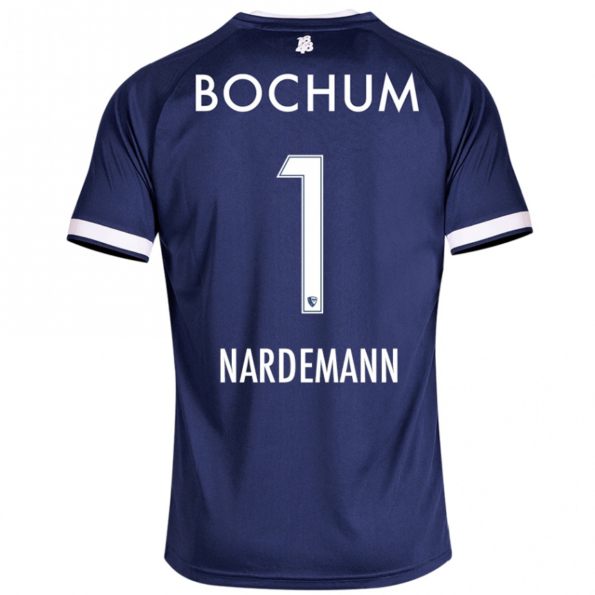 Niño Fútbol Camiseta Kari Närdemann #1 Azul Oscuro 1ª Equipación 2024/25