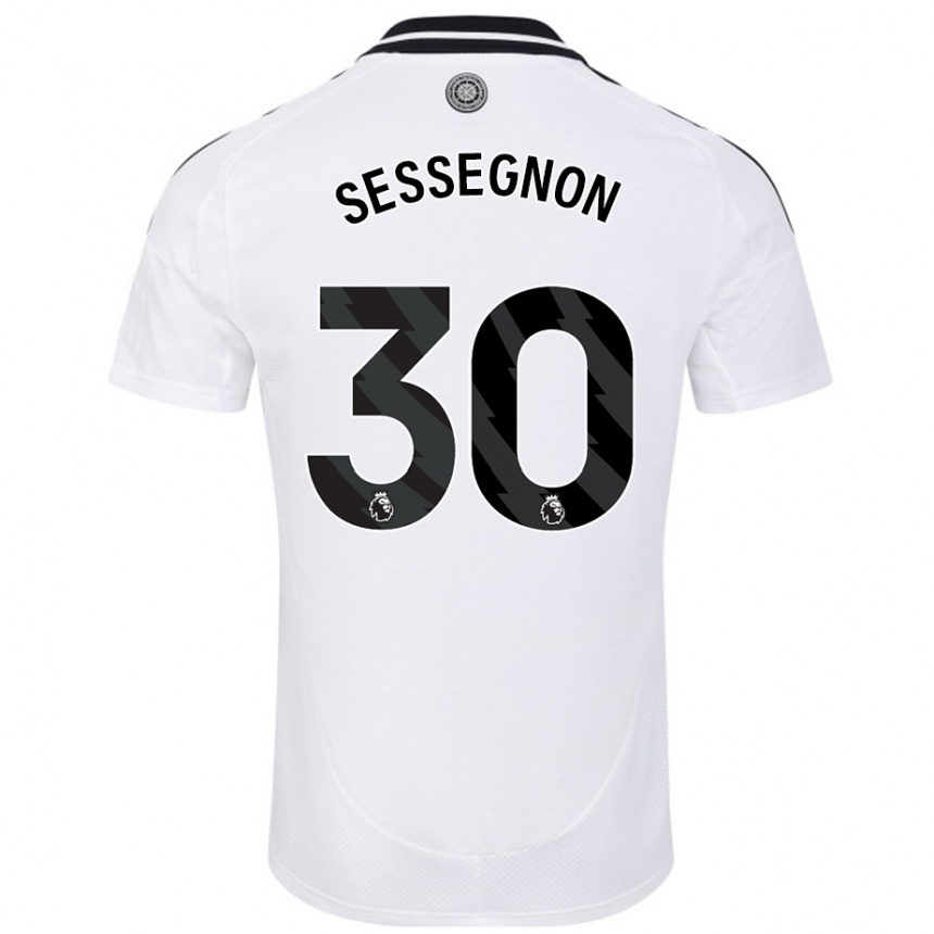 Niño Fútbol Camiseta Ryan Sessegnon #30 Blanco 1ª Equipación 2024/25