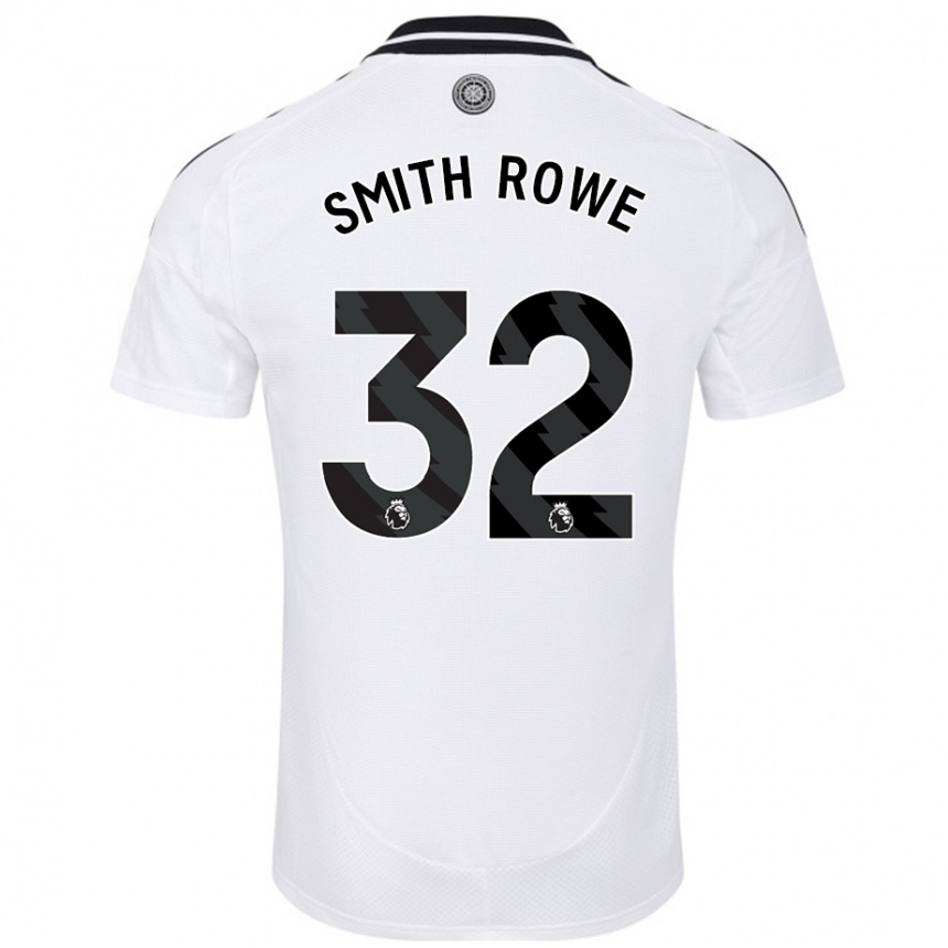 Niño Fútbol Camiseta Emile Smith Rowe #32 Blanco 1ª Equipación 2024/25