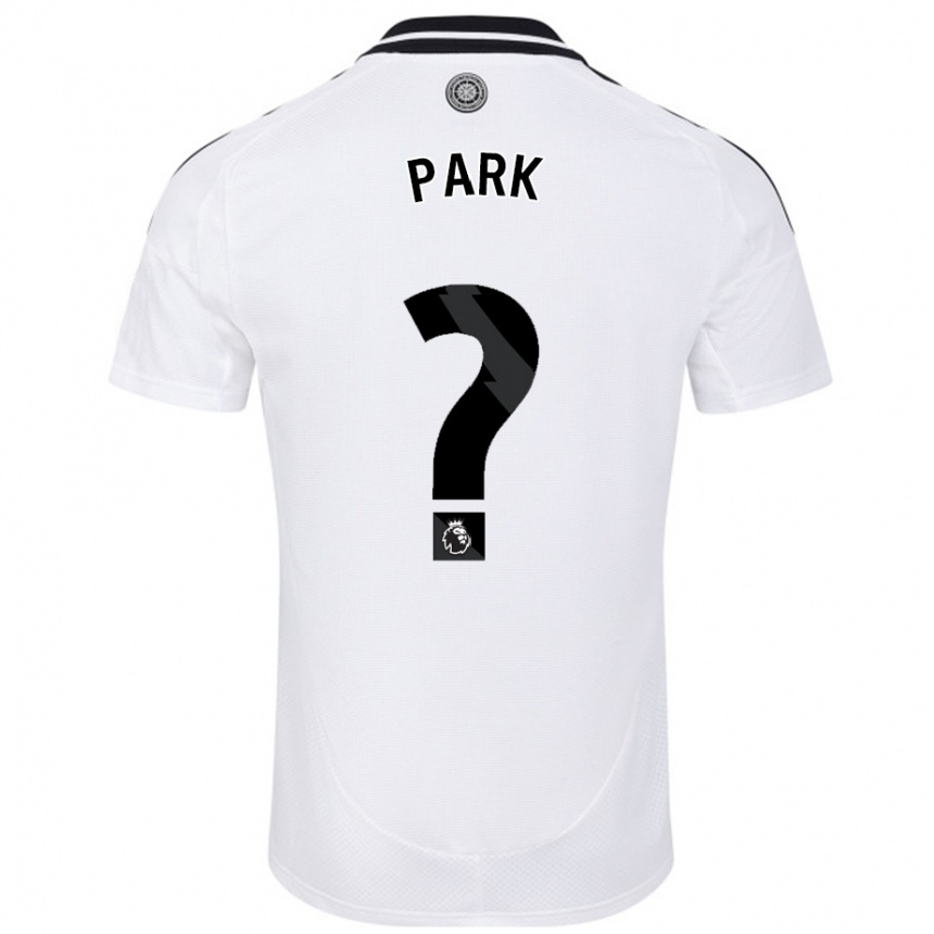 Niño Fútbol Camiseta Damon Park #0 Blanco 1ª Equipación 2024/25