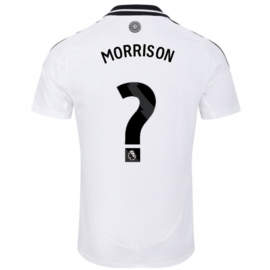 Niño Fútbol Camiseta Kymarley Morrison #0 Blanco 1ª Equipación 2024/25