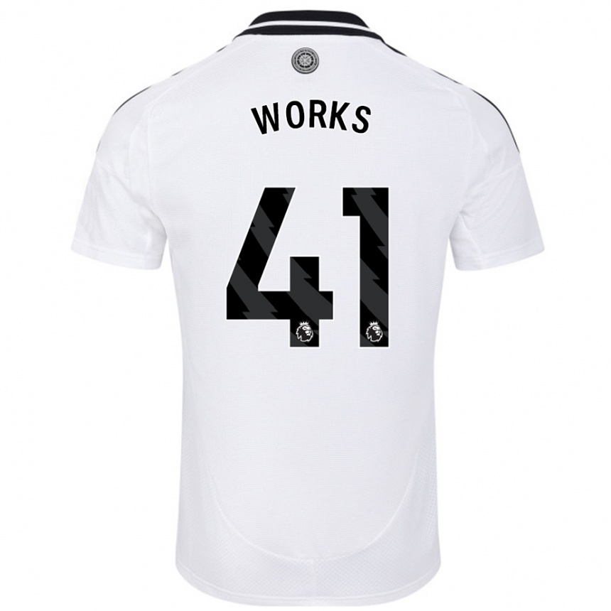 Niño Fútbol Camiseta Terrell Works #41 Blanco 1ª Equipación 2024/25