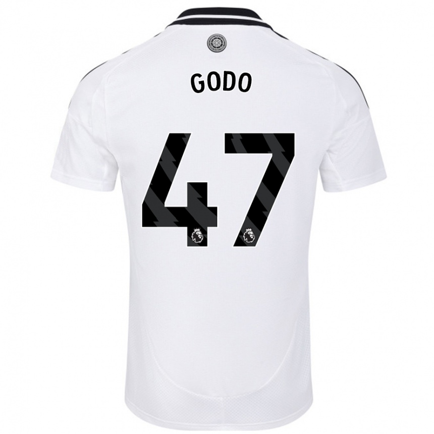 Niño Fútbol Camiseta Martial Godo #47 Blanco 1ª Equipación 2024/25