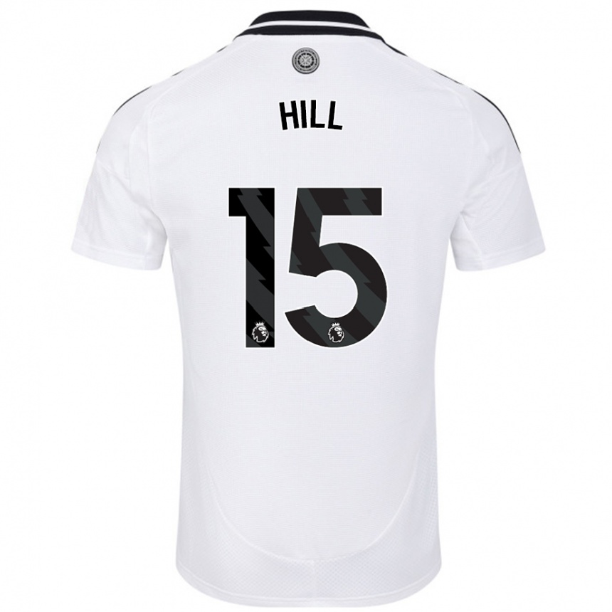 Niño Fútbol Camiseta Anisha Hill #15 Blanco 1ª Equipación 2024/25