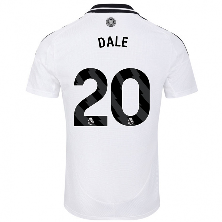 Niño Fútbol Camiseta Olivia Dale #20 Blanco 1ª Equipación 2024/25