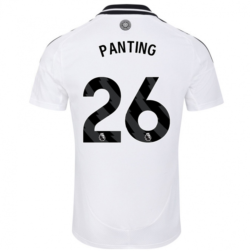 Niño Fútbol Camiseta Rachel Panting #26 Blanco 1ª Equipación 2024/25