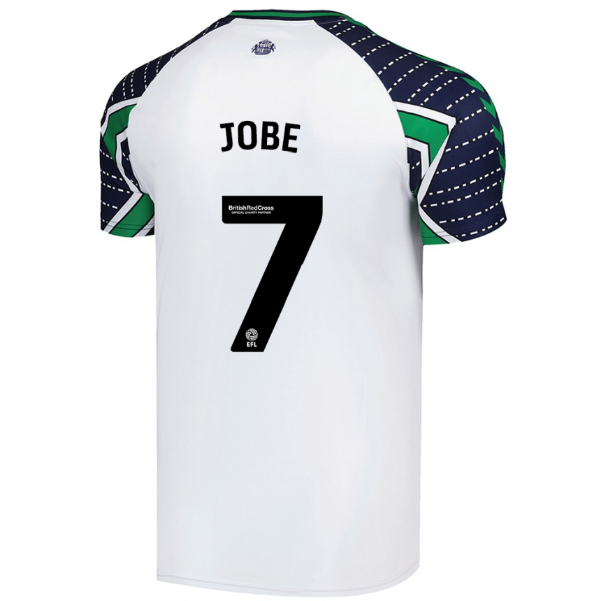 Niño Fútbol Camiseta Jobe Bellingham #7 Blanco 2ª Equipación 2024/25